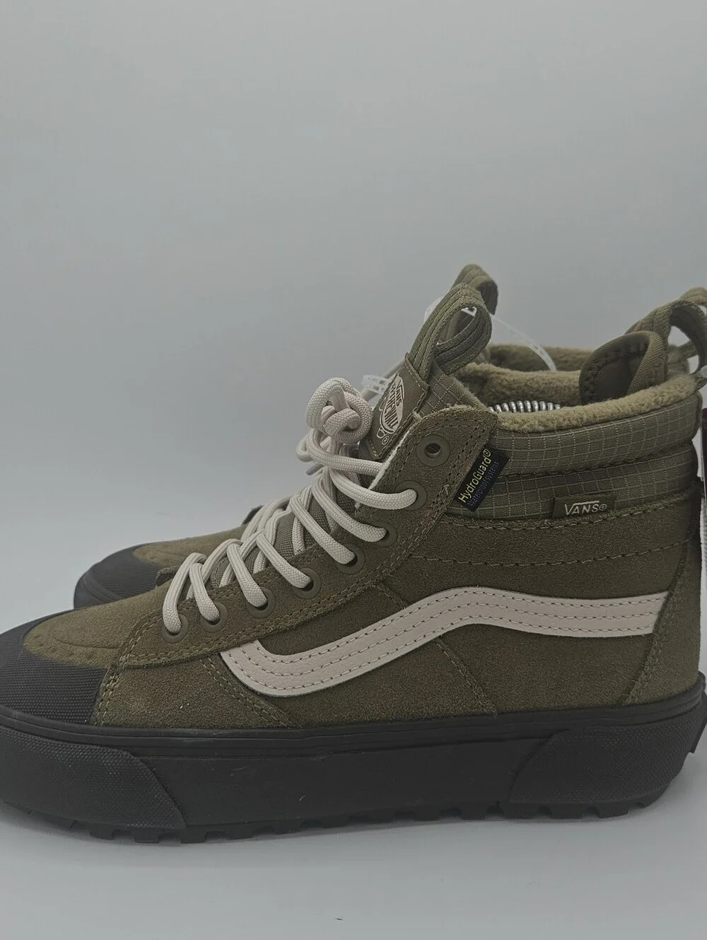 Vans Sk8-Hi MTE Womens 7.5 Olive Green High-Top Insulated Boots NWOB